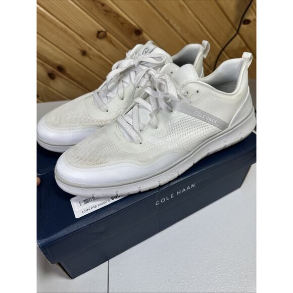 Man\'s Shoes Cole Haan GrandPro Rally Canvas Court Sneaker 11.5 White main image 9